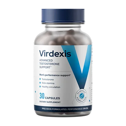 Virdexis bottle of 30 capsules for male performance and vitality